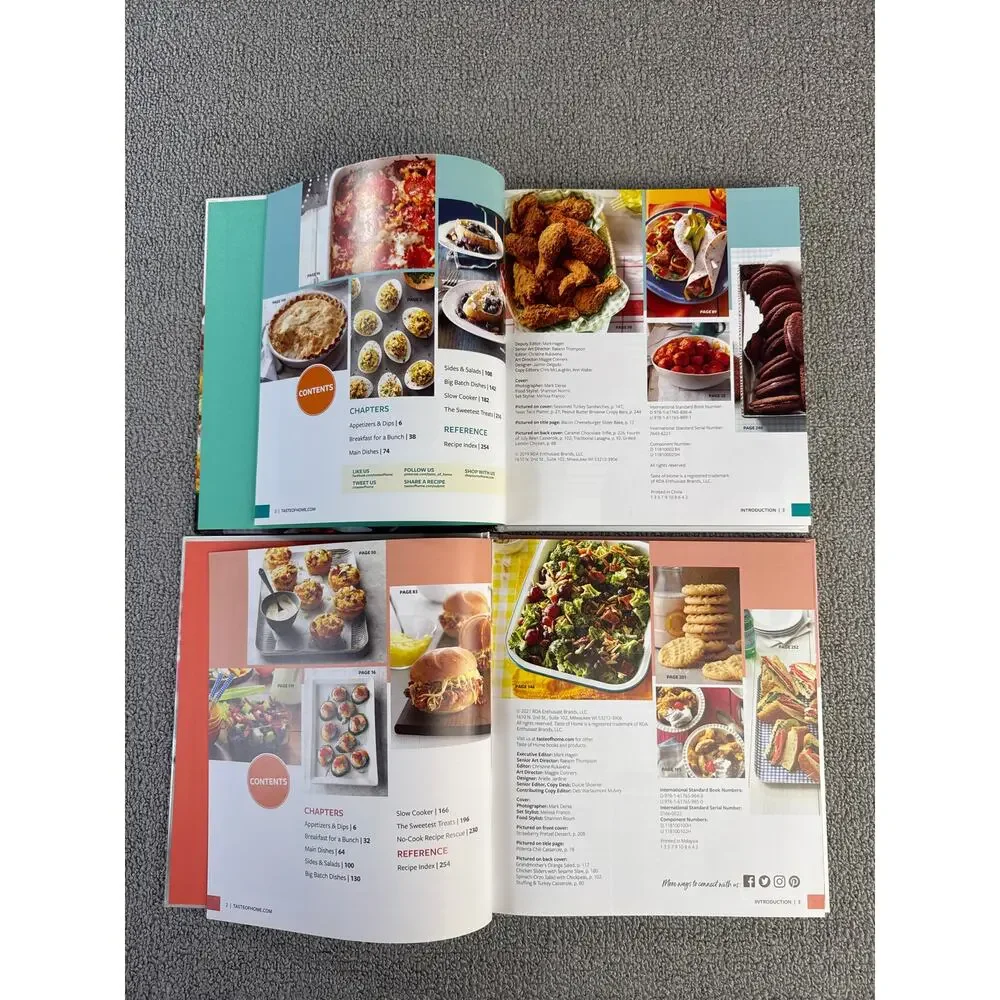 Taste of Home Cookbook Make It! Take It Lot‎ of 2 Potluck, Picnic, BBQ, Holiday
